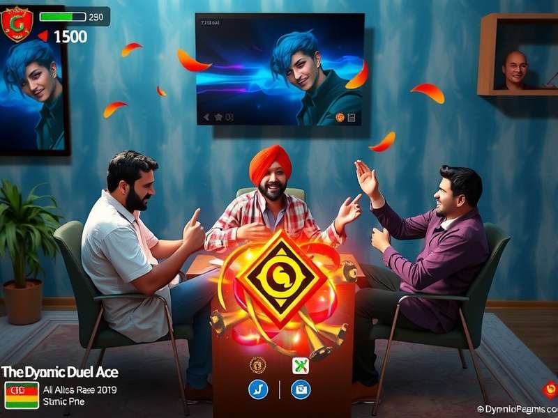 Indian Players Celebrating Dynamic Duel Ace Victory